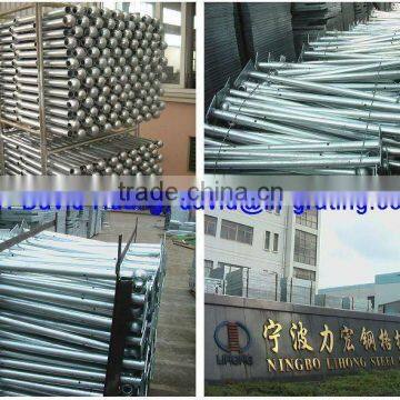 galvanized steel structure stanchions