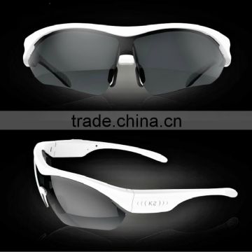 2016 New 4.1V Wireless Bluetooth Headset MP3 Glasses Polaroid Smart Sunglasses