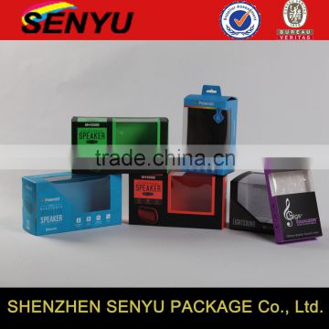 Custom Made Packaging Boxes Plastic Window Paper Box for Sale