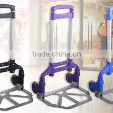 Flexible metal luggage shopping trolleys