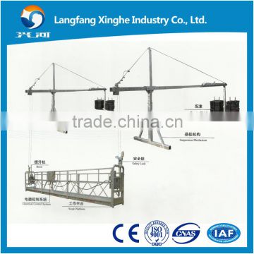 Customized LTD80 hoist suspended platform / wire rope electric cradle / building gondola lift manufacturer