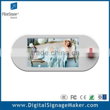 Shelf 9 inch lcd battery digital signage solution