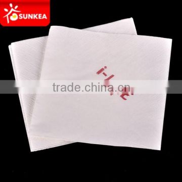 Decorate printed PAPER napkin WITH LOGO