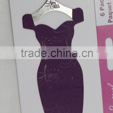 high quality good price silver stamping paper hang tags