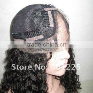 Fashionable U/V part hair wig with top quality
