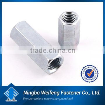 high quality hardware fastener products made in china factory cheap din 6334 long nuts coupling nuts