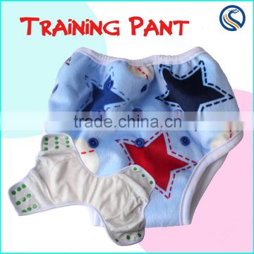 Happyflute Multi Size Minky Snap Potty Toddlers Training Pants
