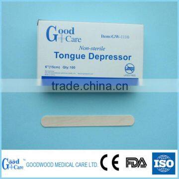 CE, ISO Approved Disposable Wooden Tongue Depressor