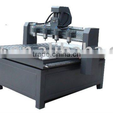 Four-heads CNC Advertising machine(For wood,acrylic,relief,stone,organic galss,double-color board,copper,aluminum,)
