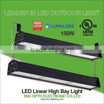 With Dimmable MW driver 150w UL cUL list led linear high bay light Modular linear highbay light by China supplier