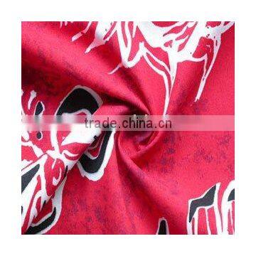 Printed microfiber fabric