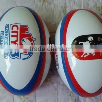 New design PVC rugby ball