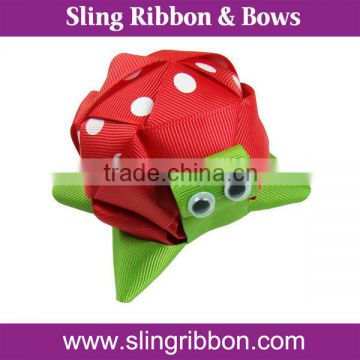 Tortoise Ribbon Hair Bow For Babies