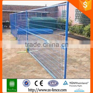 manufactures in canada yellow color pvc coated welded temporary fence