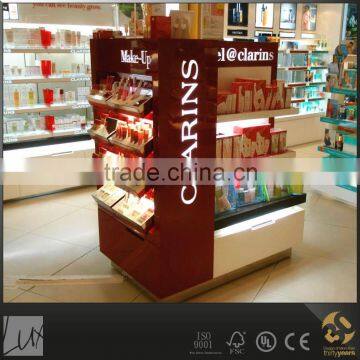 Cosmetic display stands for shopping malls