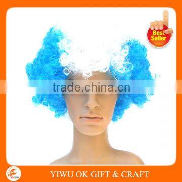 Argentina Pattern Afro Party Wigs