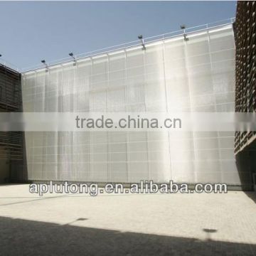 Anping Lutong mesh metal wire mesh solar shading for architectural facade cladding