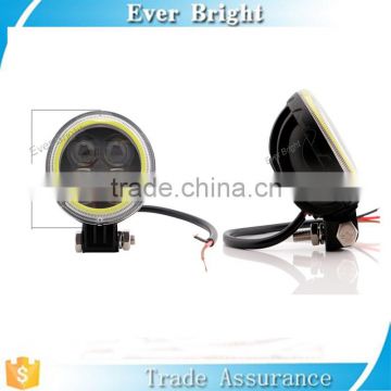 Alibaba China White 4 LED 12V Motorcycle Projector Lights with Cob Angel Eye Rings