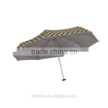 Manual open mini 5 fold UV protaction umbrella for sale
