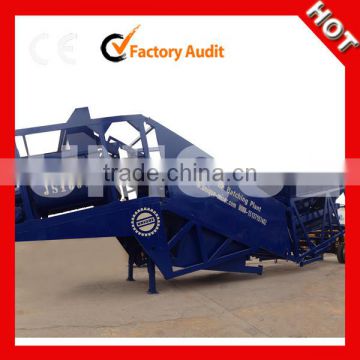 CE certificated YHZS25 portable concrete batching plant for sale with computerized control
