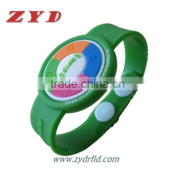 Access control UHF RFID adjustable silicone Wristbands
