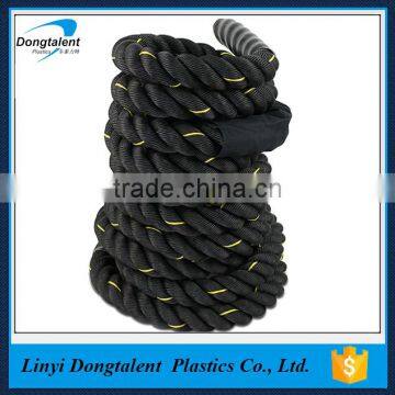 2inch 15m nylon material twisted type battle rope training for sale