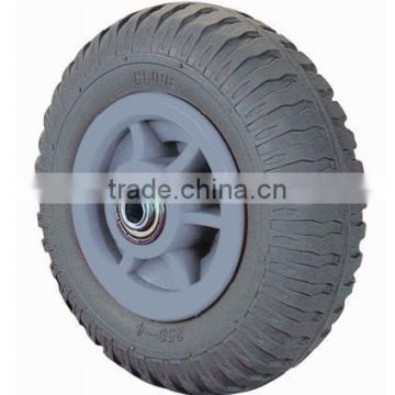 2.50-4 8inch Plastic CENTRE Solid PU Foam Wheel