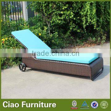 Resin rattan sun lounger with wheels hartman sun lounger