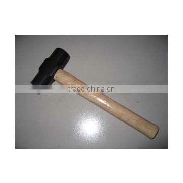 British type sledge hammer with wooden handle