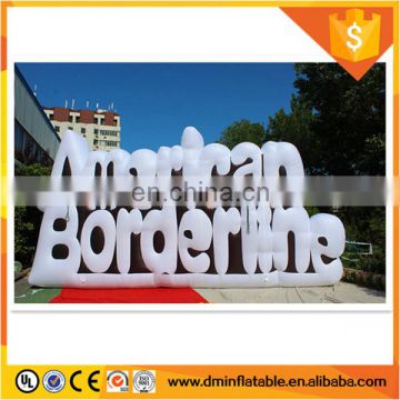 customized inflatable letter ,inflatable logo ,inflatable advertising