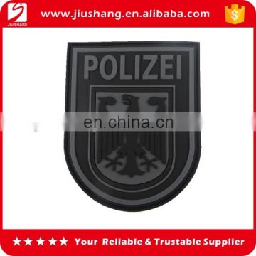Cheap custom 3d rubber patches with embossed logo for sale