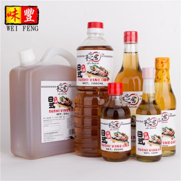 BRC HACCP HALAL Certificate Factory OEM Wholesale Price Sweet Japanese Sushi Vinegar
