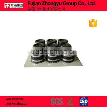 9 holes BTS shelter cable entry plate, two hose clamp type, cable transit sealing system