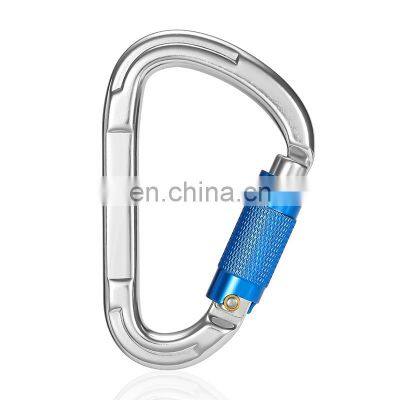 JRSGS Amazon Hot Selling Wholesale Custom Climbing Carabiner Clip Snap Hook S7103TN Aluminum Alloy 25KN Safety Carabiner CN;ZHE