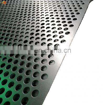 High quality Stainless Steel PVC coated perforated metal mesh screen