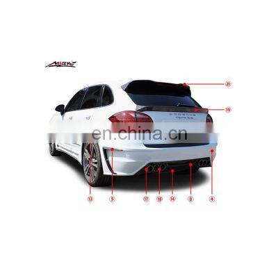 2011-2014 Madly Style Wide Body Kits for Porsche Cayenne 958 Turbo auto body parts
