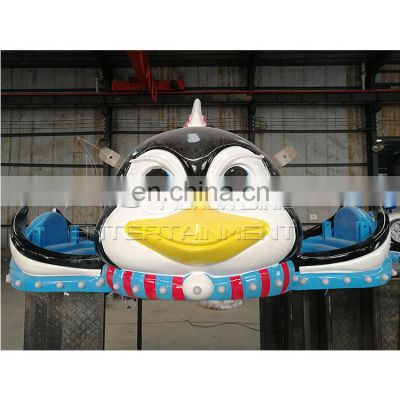 Amusement park cheap popular small roller coaster for kiddie and adult penguin roller coaster for sale