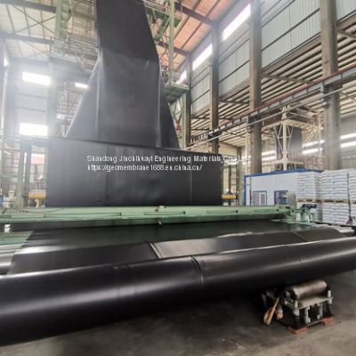 8m wide 150m long and 1.50mm thick HDPE geomembrane pond liner