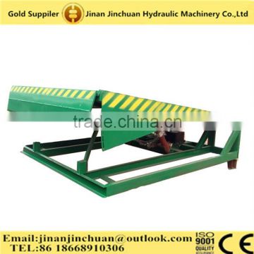 adjustable hydraulic Stationary loading and unloading dock leveler,cargo lift, loading ramp for truck container and forklift