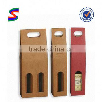 Bottle Wine Non-Woven Bag Brown Paper Wine Bags
