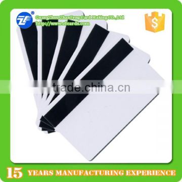 Factory price plastic blank magnetic cards for zebra printer