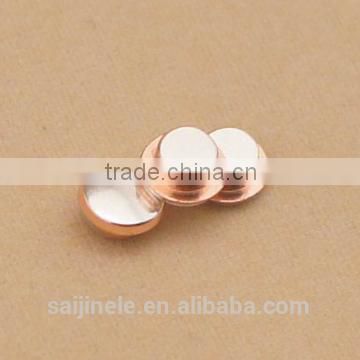 High quality Precision copper silver contact for Automobile Electrical Equipments