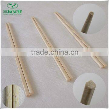 Disposable Bamboo Square Chopsticks with Burl Original Color