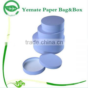large round cardboard white gift box recycled packaging boxes with custom logo
