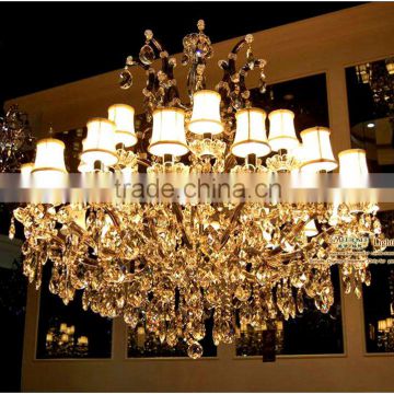 New Arrival Best Selling Crystal Decoration Art Lamp with Lampshades MD8240 L27 D1150mm H850mm