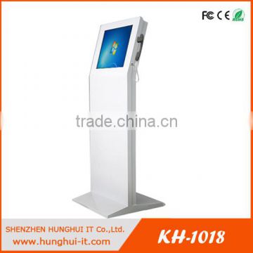Touch screen with UPS voip telephone kiosk all in one kiosk