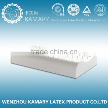 100% natural latex foam curve pillow