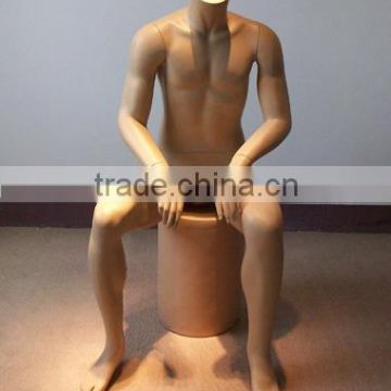 headless sitting male mannequins