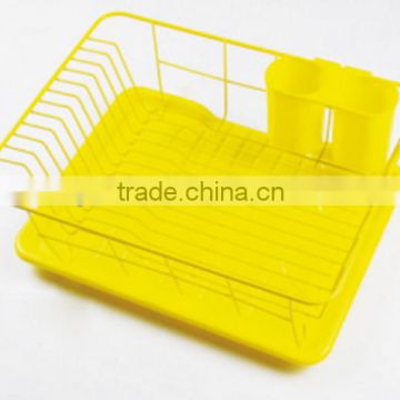Fashion classical oem services 2tiers plastic dish drainer