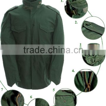 NC5050 olive green army jacket M65 military parka